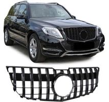 Mercedes GLK X204 Kühlergrill Facelift Schwarz Glanz