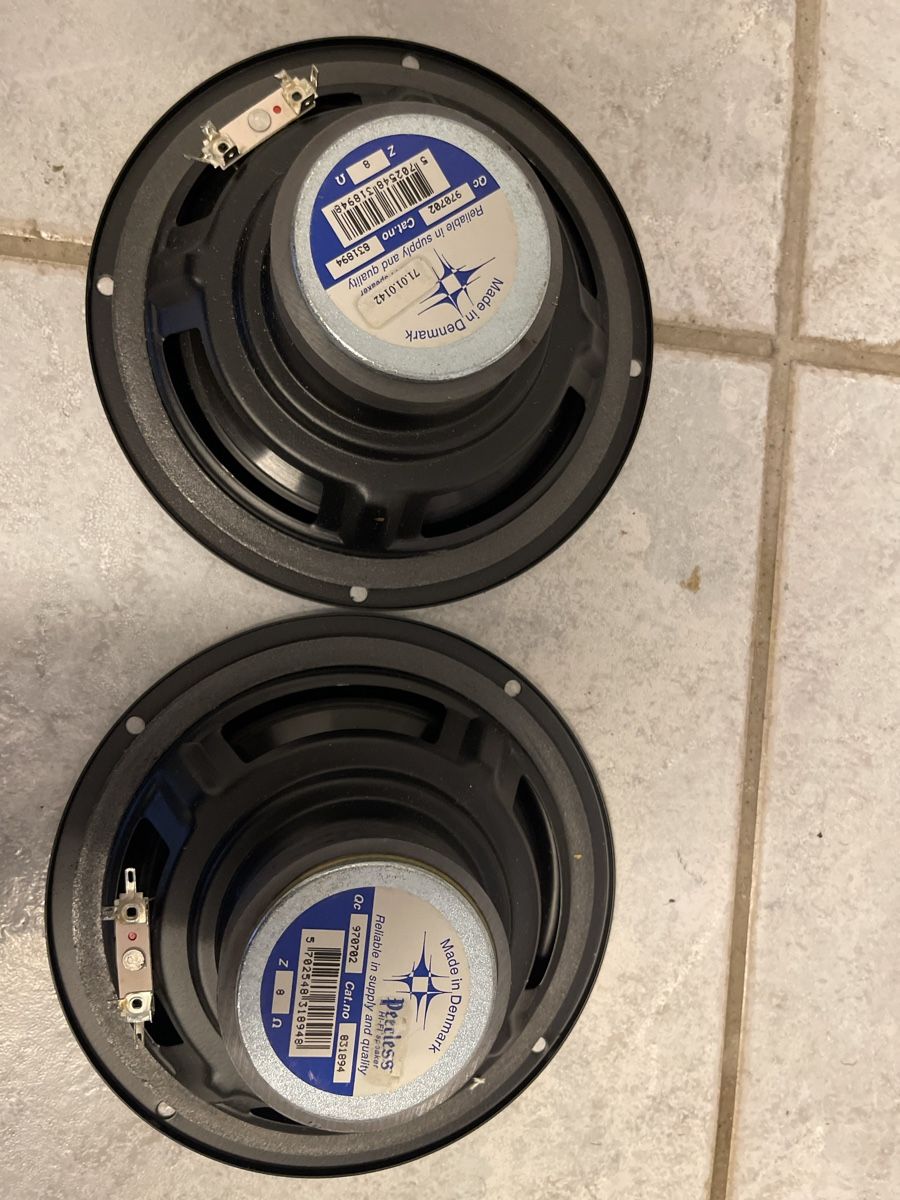 Casse acustiche: 8Ω Woofer - Peerless 970702 Made In DENMARK – Usato da Trimbach venduto da ELITA-5 1