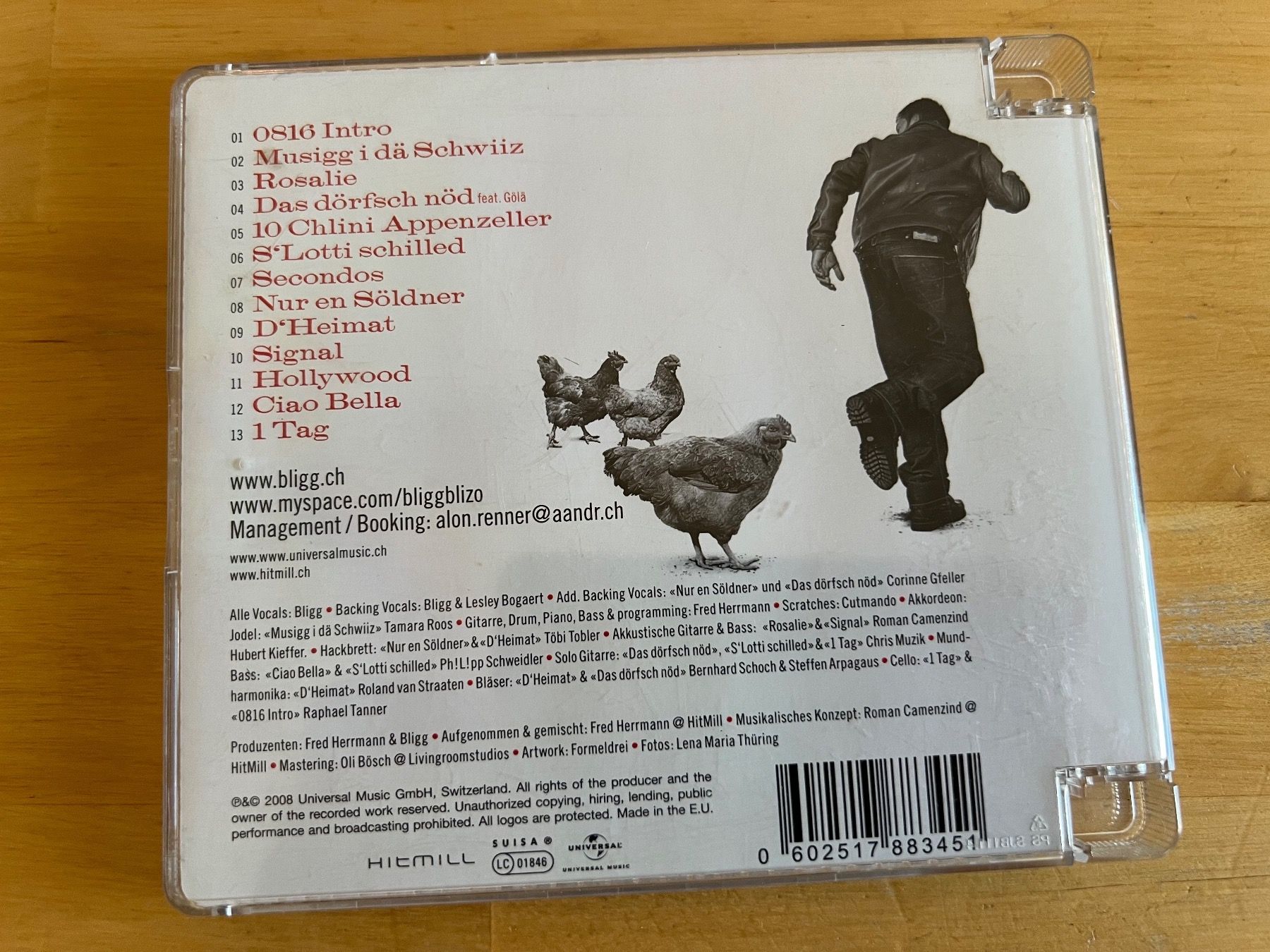 CD: Bligg - 0816 – Usato da Lützelflüh-Goldb venduto da Guemseli 1