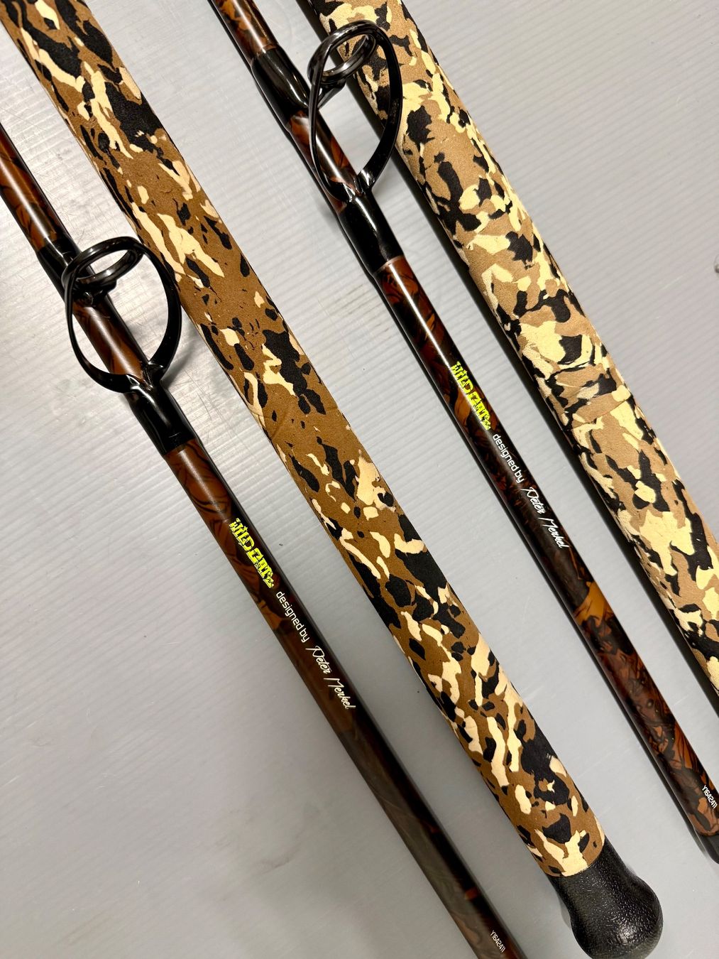 Canne da pesca: 2x  Wildcat Welsruten 2.85m – Usato da Trimbach venduto da duri.. 3