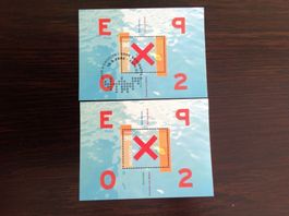2 x Sonderblock Expo 02