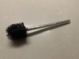 🧹 Toilettenbürste mit Edelstahlgriff & Ersatz-Silikonkopf