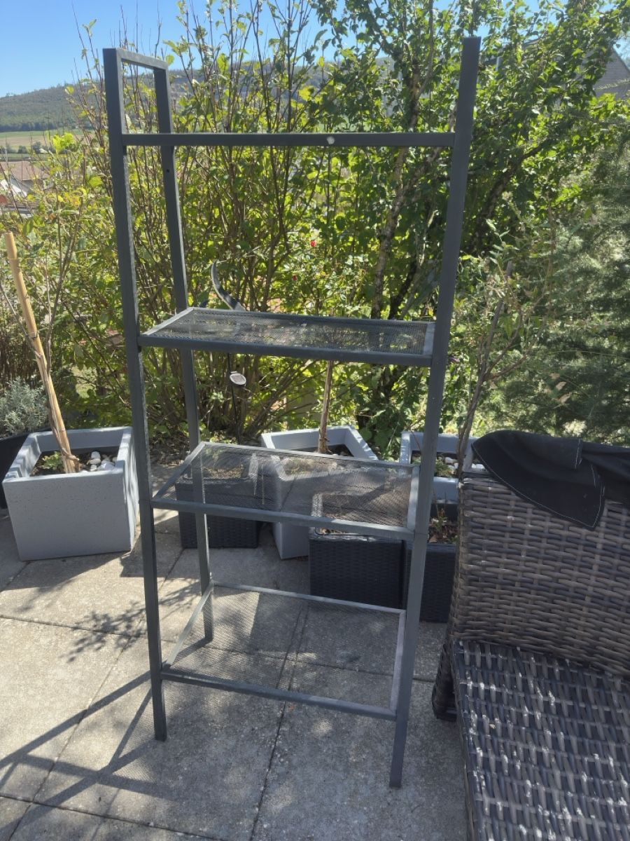 Scaffali: Metallregal grau mit 4 Ablagen – Usato da Wangen b. Olten venduto da MOMO80 4