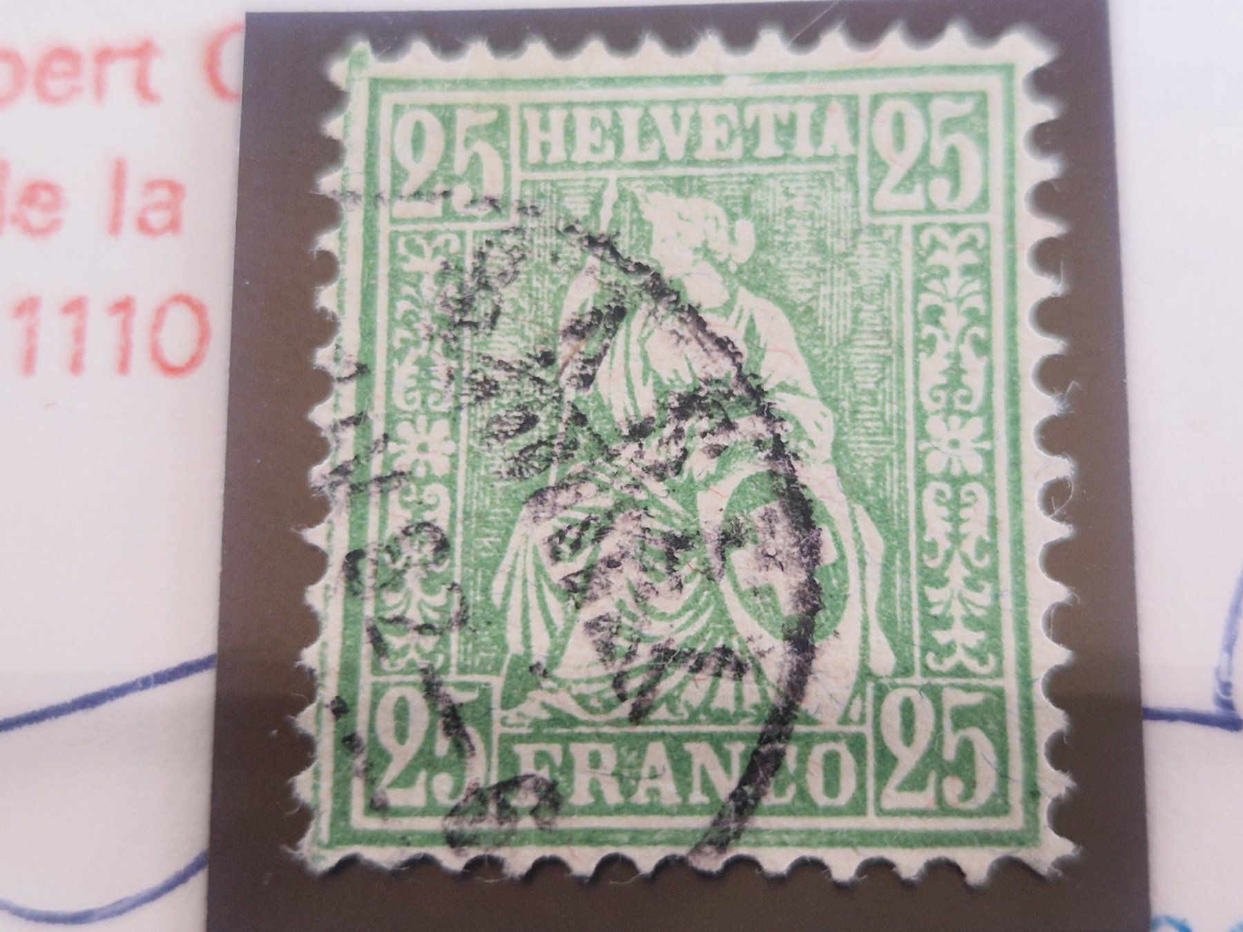 Tutti i francobolli: Sitzende Nr 49, Attest, Top, ab 1.- – Usato da Burgdorf venduto da Glossy01 1
