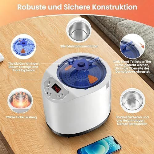 Sauna & Zubehör: Sauna Dampfgenerator 3L Tragbare Dampfsauna 1200W Zuhause – Neu und originalverpackt aus Hundwil von pak_7zvn 4