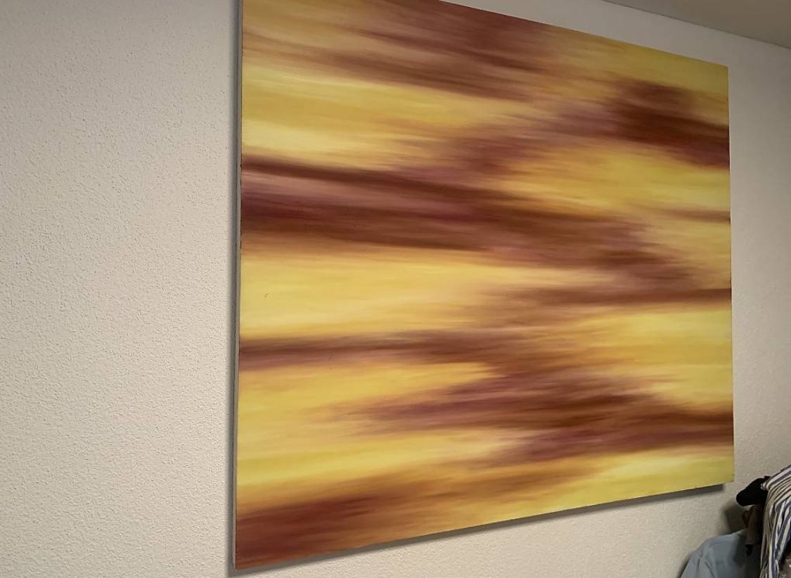 Dipinti: Acryl - "Feuerwellen" - 120x140cm – Usato da Obernau venduto da fab_9wnq