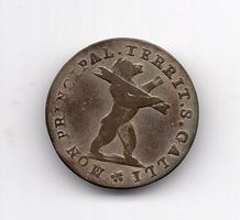 (1847) SG, Abtei Batzen, 1780 Bär, rar, vz
