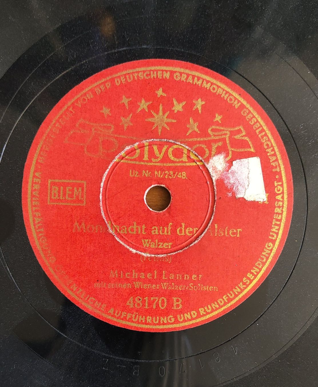 Schallplatten: Michael Lanner - Kuckucks-Walzer / Mondnacht, Schellack 10" – Gebraucht aus Winterthur von sumpfis 1