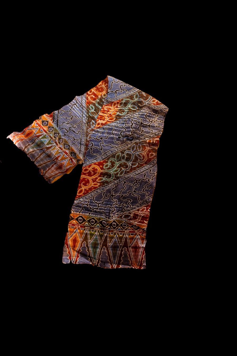 Tessuti:  Batik Tulis auf strukturierter Seide – Nuovo (secondo la descrizione) da Romanshorn venduto da ras_b6lp