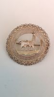 Filigrane Brosche mit Kamel, 925 Silber (WA1)