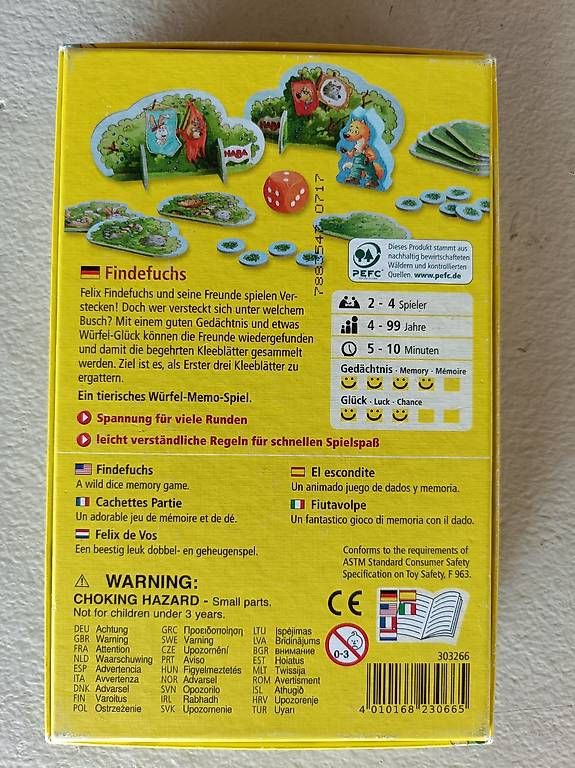 Haba Giochi: Spiel Findefuchs von HABA – Usato da Münchenstein venduto da Bouba3 2