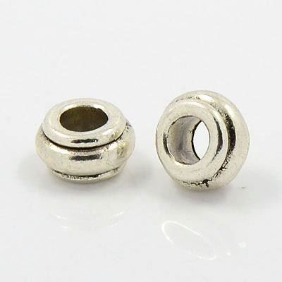 Perle (finte): 2 Perlen Metall Ringli 4,5mm Loch – Nuovo (secondo la descrizione) da Alpnachstad venduto da perlengaby
