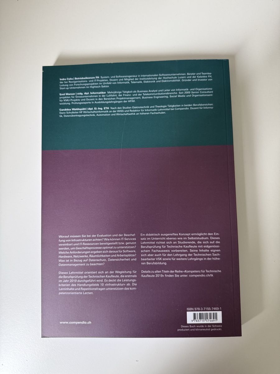Bücher: Infrastruktur ICT-TK 2019 – Neu (gemäss Beschreibung) aus Solothurn von delialiliane 2