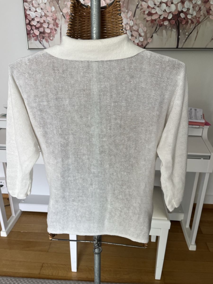 Nile Pulls & Sweat-shirts: Nile Leinenpullover, weiss, XS (S) – D'occasion à Solothurn par Bobesch08 3