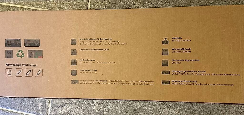 Rivestimenti per pavimenti: Hochwertiger Klebevinylboden 46m2 – Nuovo e nell'imballaggio originale da Randa venduto da Mafiu 3