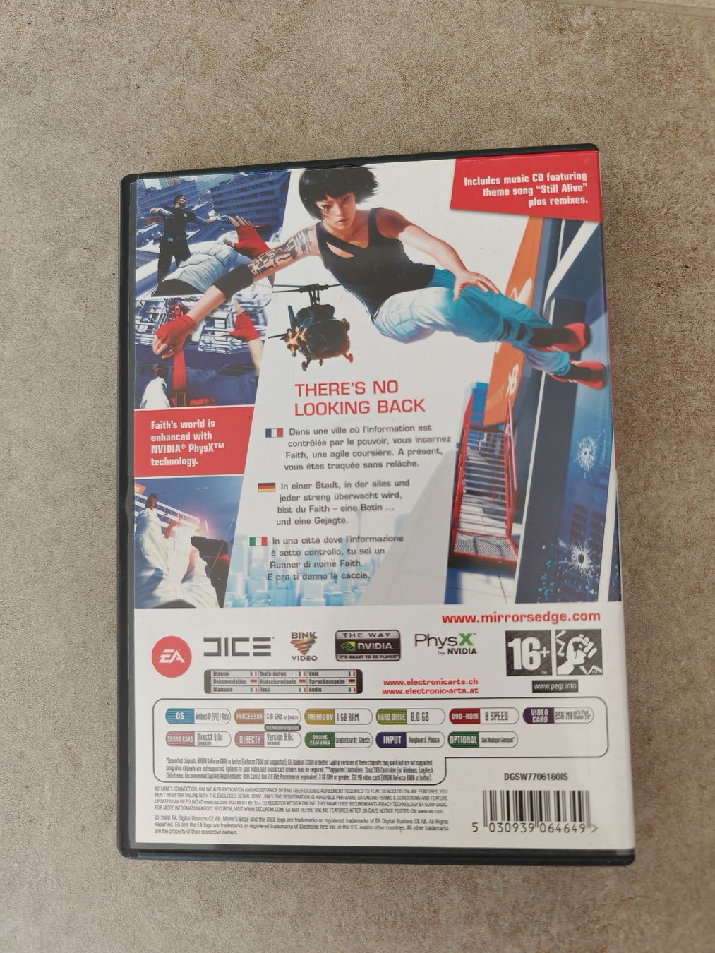 Giochi: Mirror's Edge PC Jeu vidéo occasion – Usato da Longirod venduto da ali_nsd5 1
