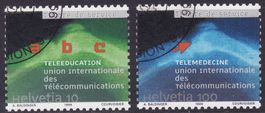 UIT SBK-Nr. 16-17 (Telelernen, Telemedizin 1999) ET-Stempel