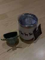 Isolierbecher mit Elch-Design, neu!