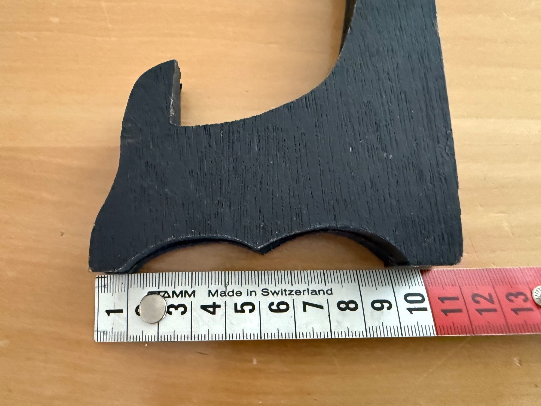 Supporti a parete: 2 Tellerhalter Holz schwarz  ohne Teller – Usato da Subingen venduto da ArtBead 7