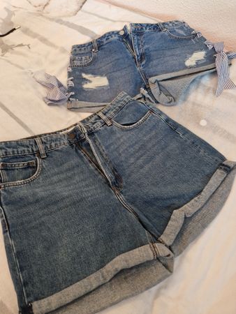 2 Jeansshorts