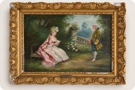 Tableau ancien signé Théodore Lévigne (1848–1912)