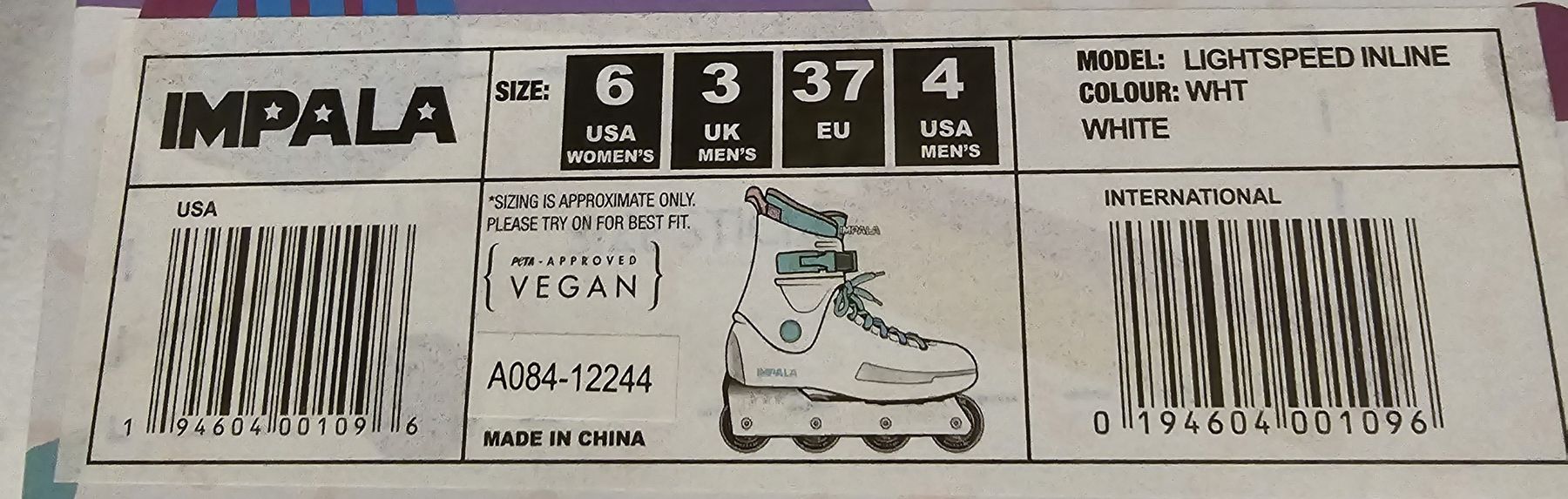 Pattini in linea & Pattini a rotelle: Patins a roulettes Inline, neuf, taille 37 – Nuovo e nell'imballaggio originale da Sugiez venduto da factorysportoutlet 4