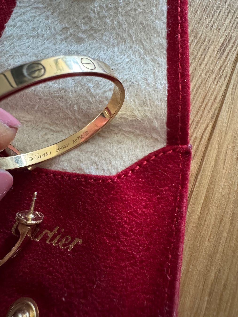 Cartier Orecchini pendenti & Orecchini a lobo: Cartier Love Creolen – Nuovo (secondo la descrizione) da Wittenbach venduto da janine37 2