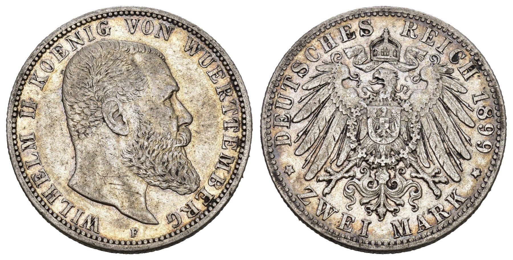Toutes les monnaies: Wüttemberg 1899 – D'occasion à Bern par numismatictops
