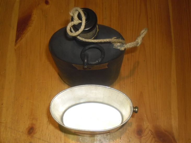 Schweizer Armee Ausrüstung & Ersatzteile: Feldflasche 1940 , Original CH Armee – Gebraucht aus Büren SO von omsa 3