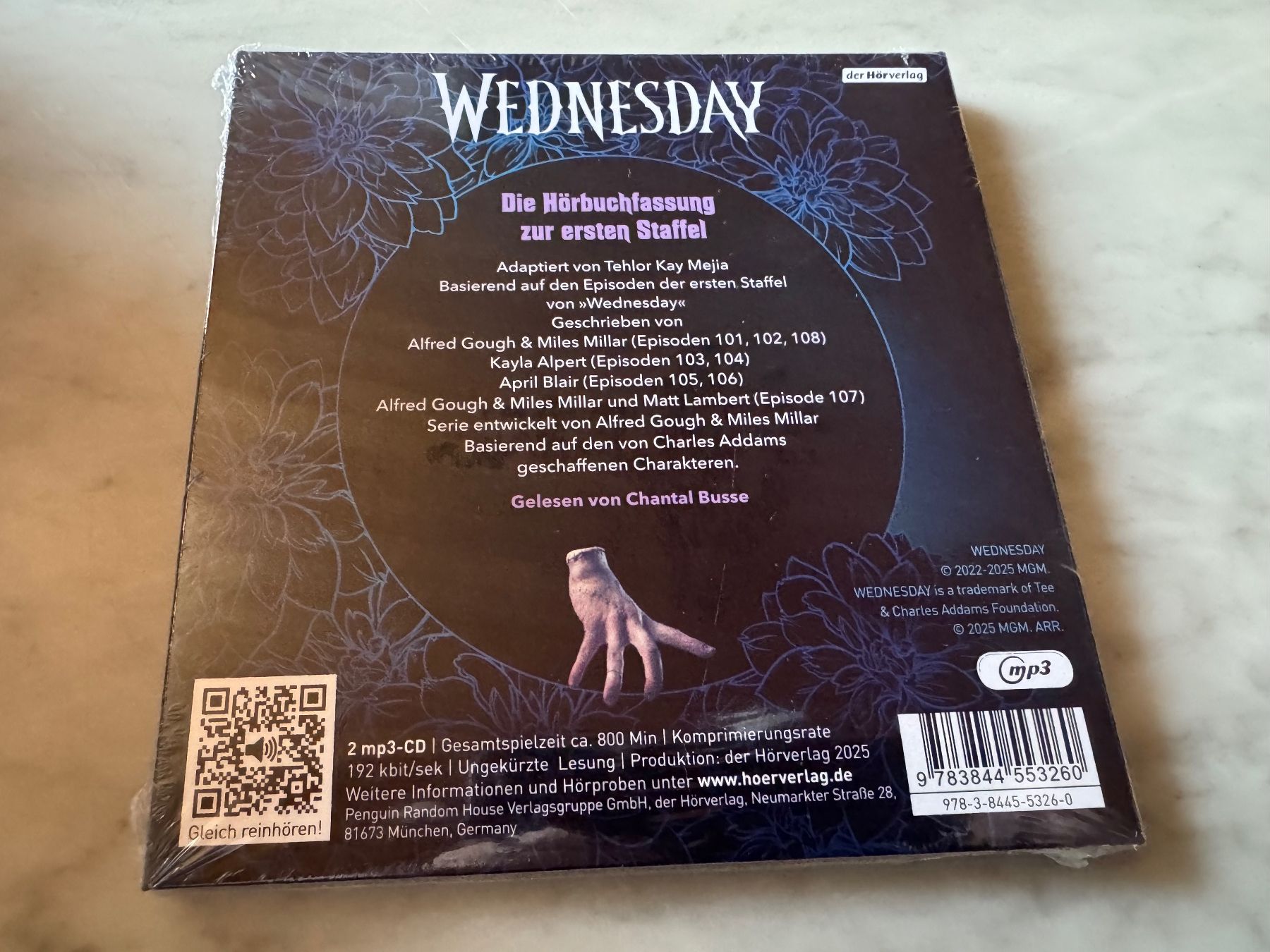 Audiolibri: WEDNESDAY HÖRBUCH ERSTER STAFFEL – Nuovo e nell'imballaggio originale da hägendorf venduto da twilightprincess 1