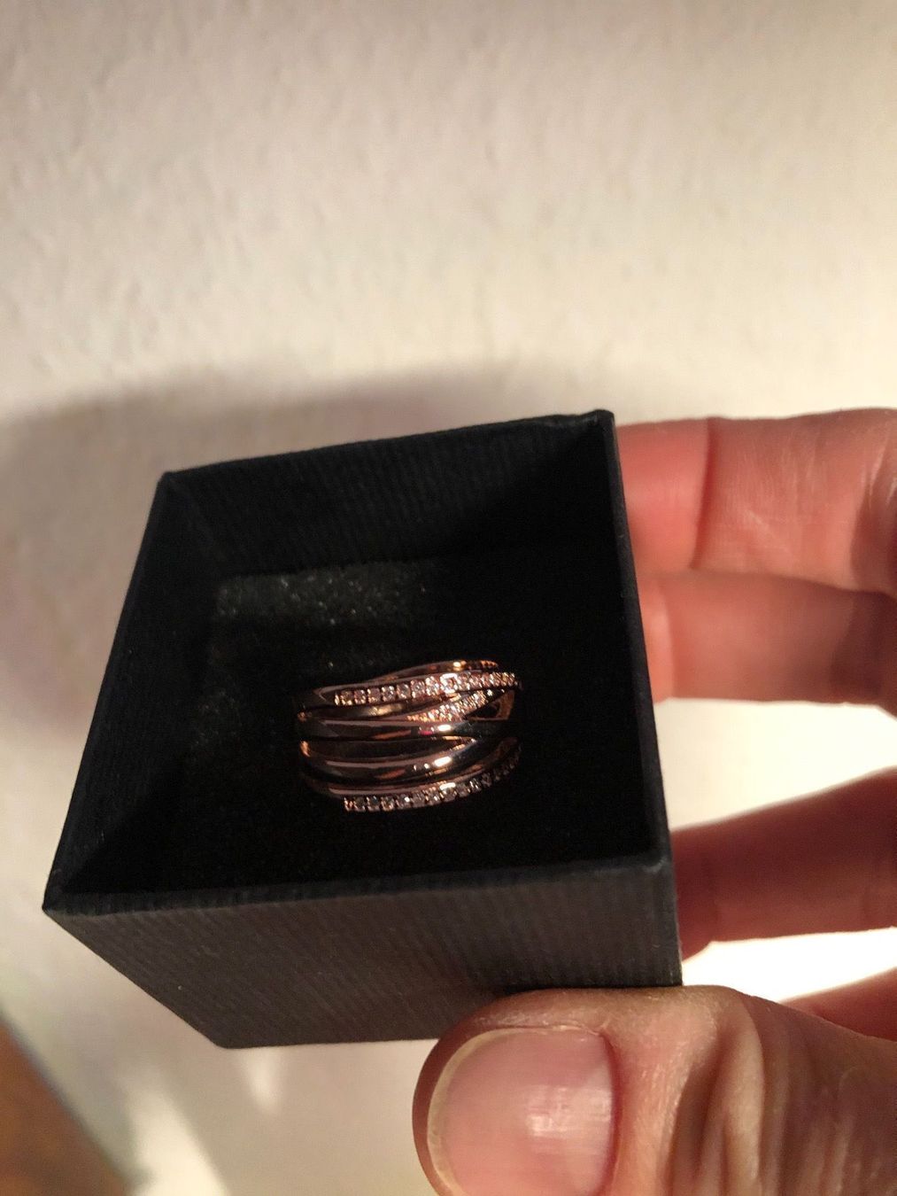 Ringe: Eleganter Rosagold/Silber Damenring – Neu (gemäss Beschreibung) aus Wald ZH von mlnt 6