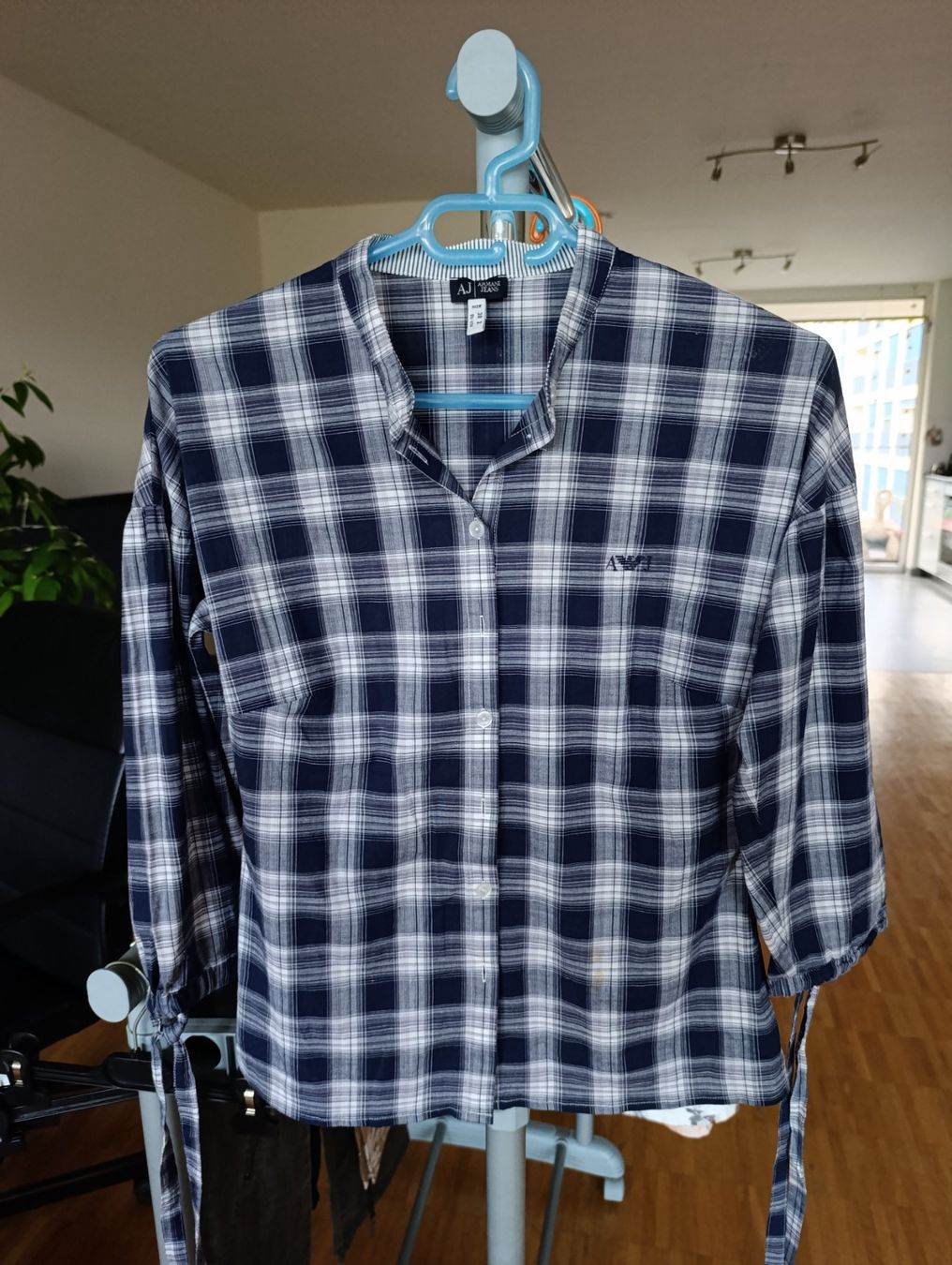 Armani Blusen: Armani Jeans Damen Bluse blau, Gr 38 – Neu (gemäss Beschreibung) aus Zürich von VorlonShadow