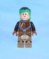 LEGO Minifigur Sabine Wren - Bright Green and Dark Blue Hair