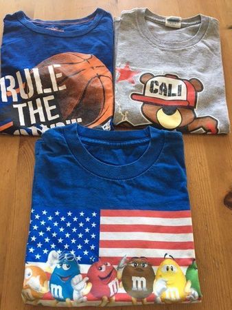3 T-Shirts Grösse 7-8 Jahre