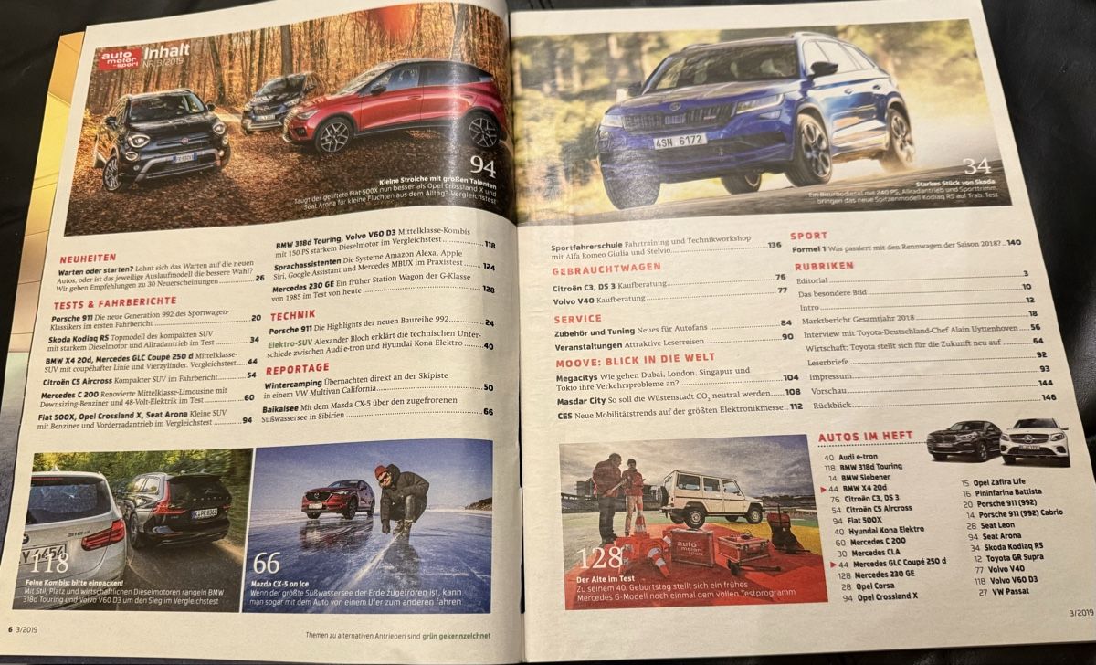 Riviste & Magazine: automotorundsport/17.01.19 – Usato da hunzenschwil venduto da Oldipark 1