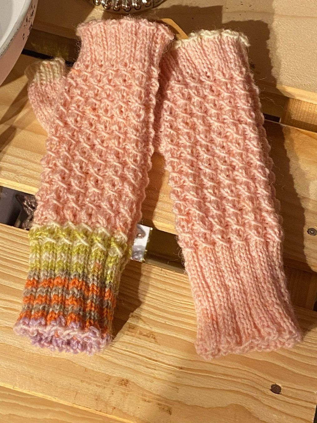 Gants & mitaines : PULSWÄRMER HELLROSA HANDGESTRICKT – Neuf avec emballage d'origine à Meienried par ManuelaBoutique 4