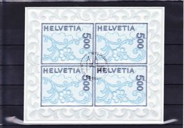 Stickereiblock Ersttag Stempel NABA 2000