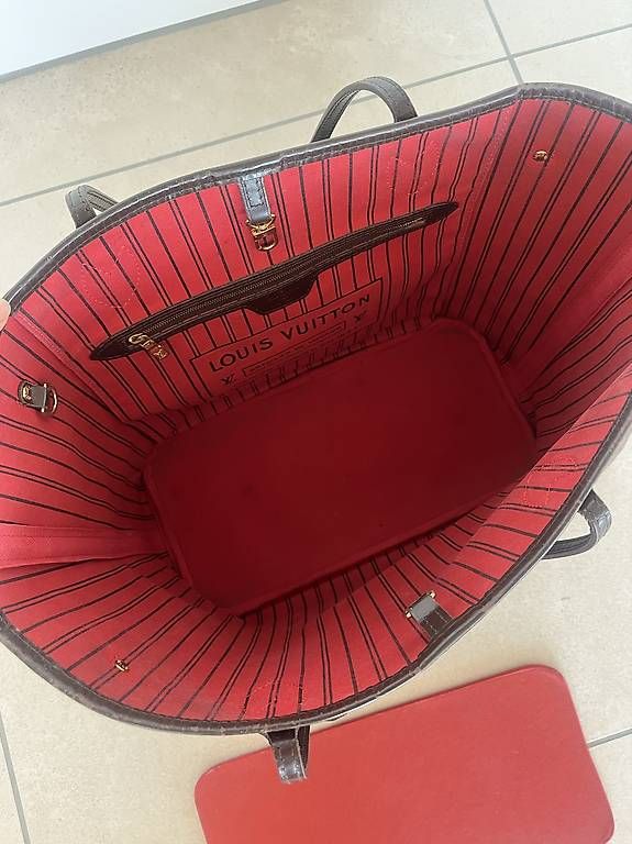 Taschen für Damen: Louis Vuitton Neverfull MM Damier Ebene – Gebraucht aus Schaffhausen von Sm.sh 2