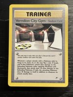 Pokemon Vermilion City Gym 120/132 trainer gym heroes