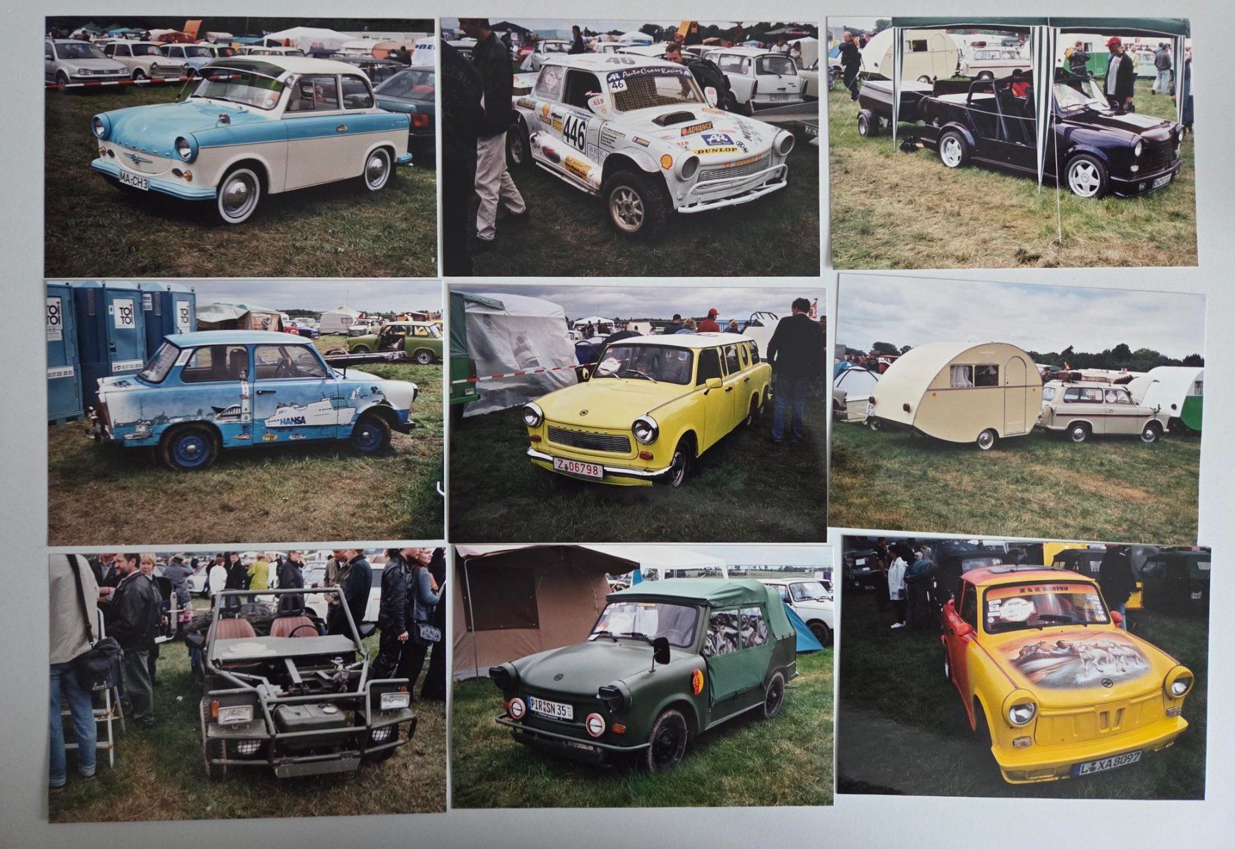 Foto & Immagini: 57 Farbfotos, Trabant Treffen, 2001 – Usato da Luzern venduto da Kartenansicht 3