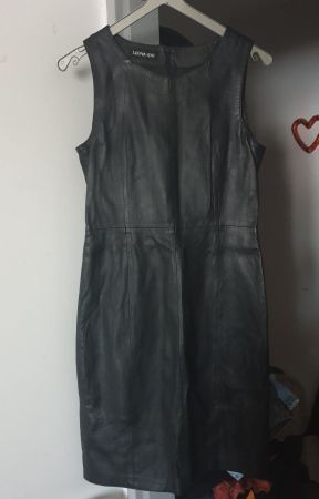 Neues Leonardo Lederkleid Grösse 38