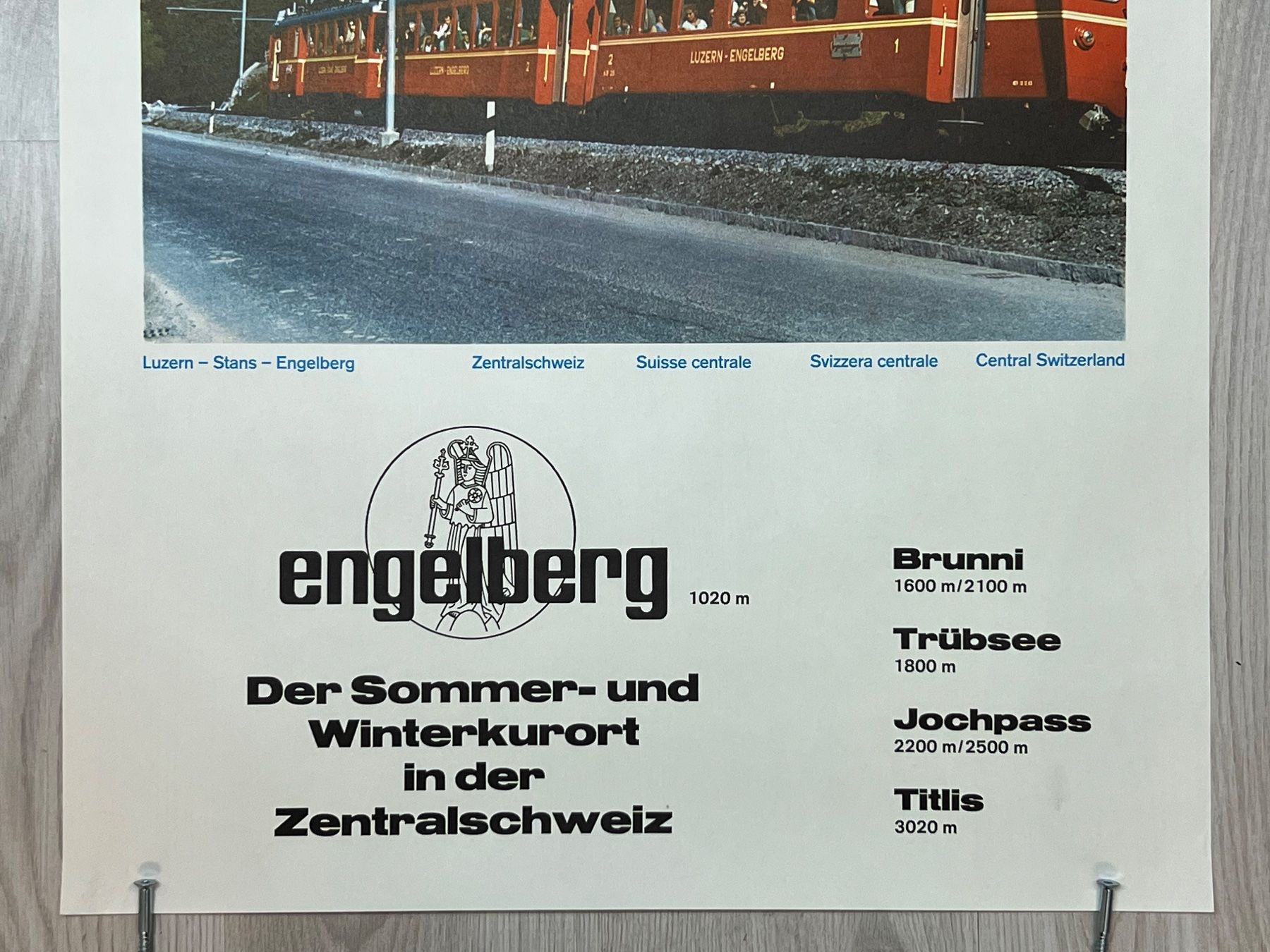 Foto & Immagini: Plakat Engelberg Sommerkurort – Usato da Vaduz venduto da Unikate-Markt 1