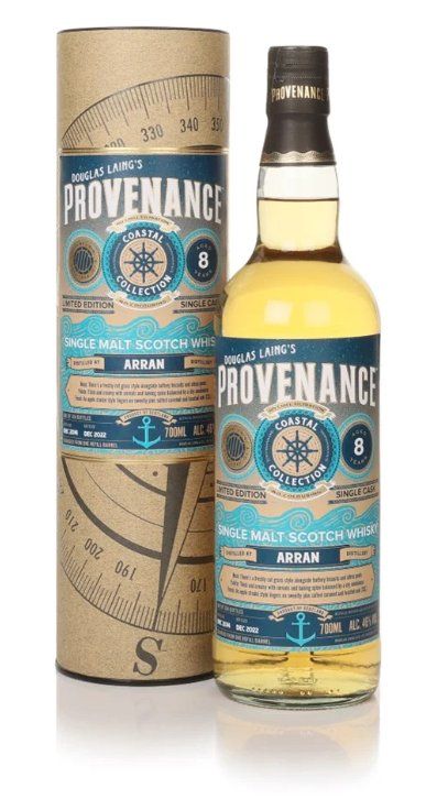 Arran Bevande alcoliche: Arran Coastal Collection Provenance 8 years 2014 – Nuovo e nell'imballaggio originale da Deitingen venduto da Peterso