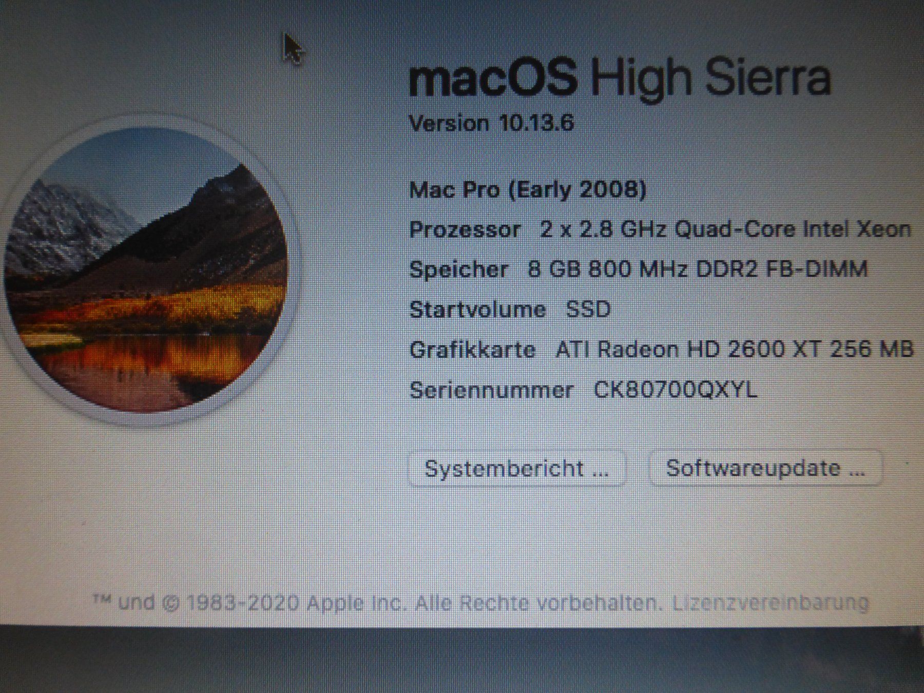 Apple PCs: Apple Mac Pro 3,1 inkl. SSD und HDDs – D'occasion à Zumikon par psisound 5