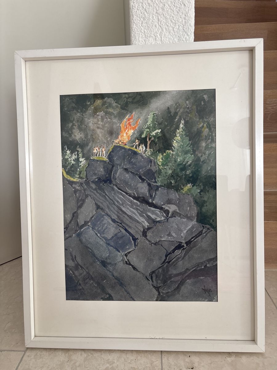 Foto & Immagini: Bild Alex Walter Diggelmann "Wannifeuer" – Usato da Unterseen venduto da Jubrunner