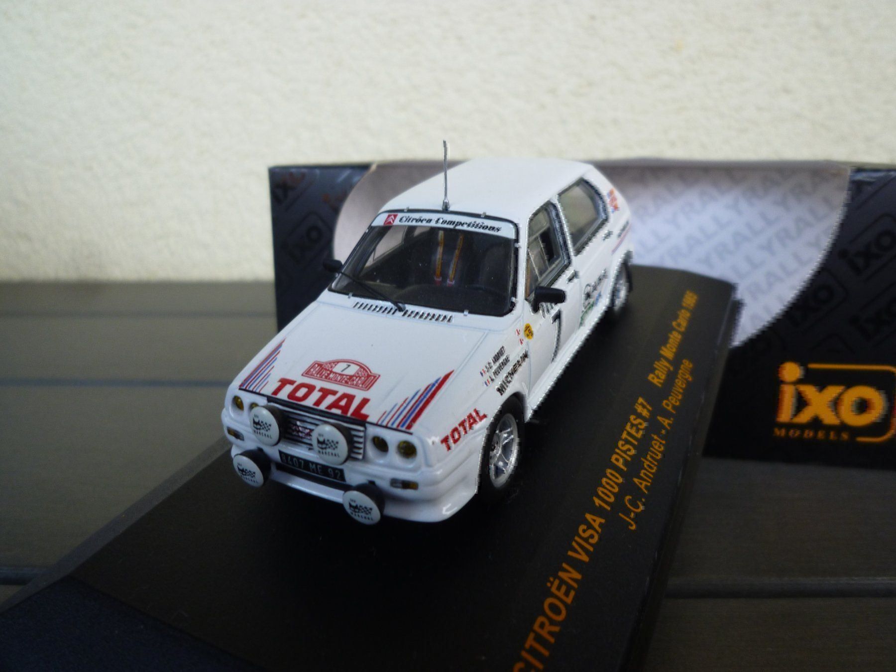 Citroën Modellini d'auto: Citroen Visa  (Monte Carlo 1985) – Nuovo e nell'imballaggio originale da Flawil venduto da Imperiosud 1