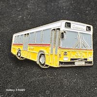 Vintage PTT Bus Gossau Volvo Pin / Anstecker Rarität!
