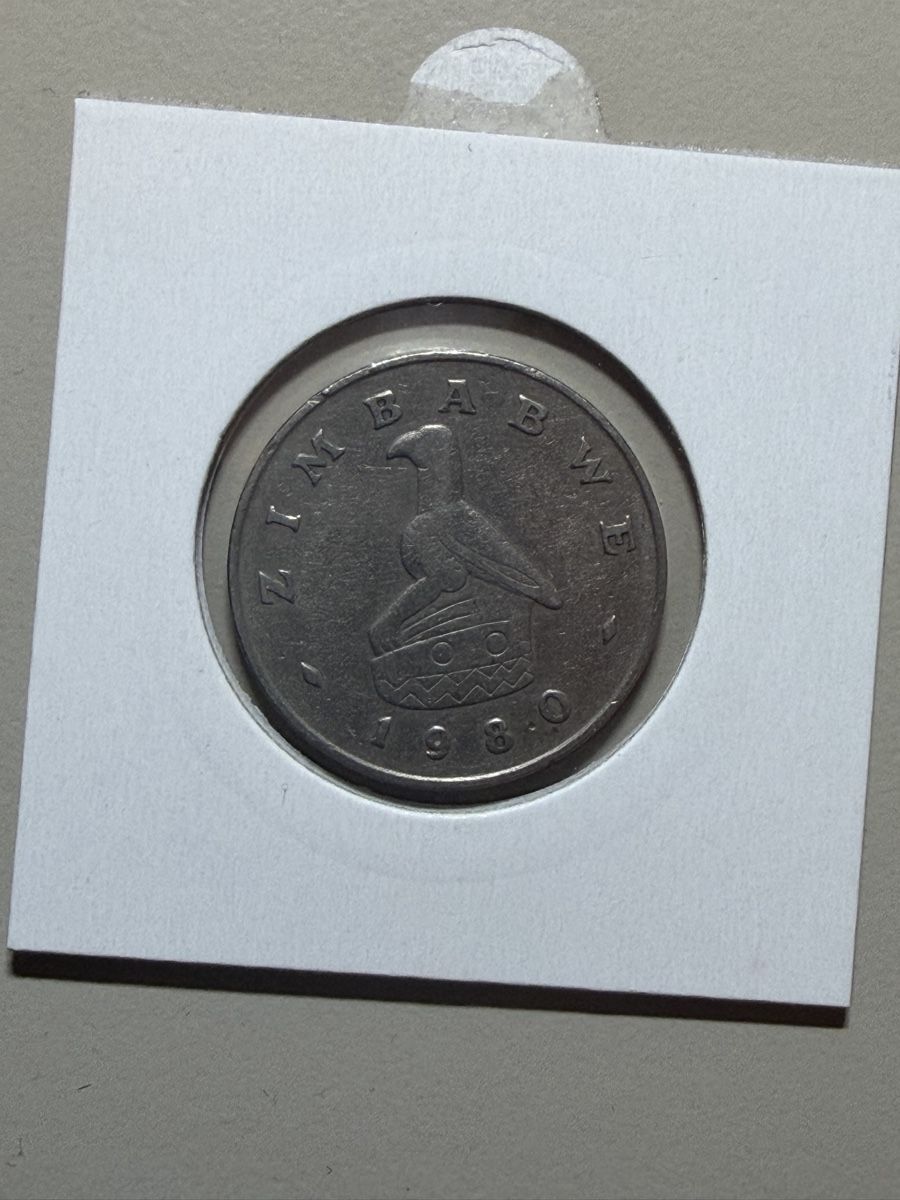 Alle Münzen: Zimbabwe- 50 cents - 1980 – Gebraucht aus Payerne von Mike1682 1