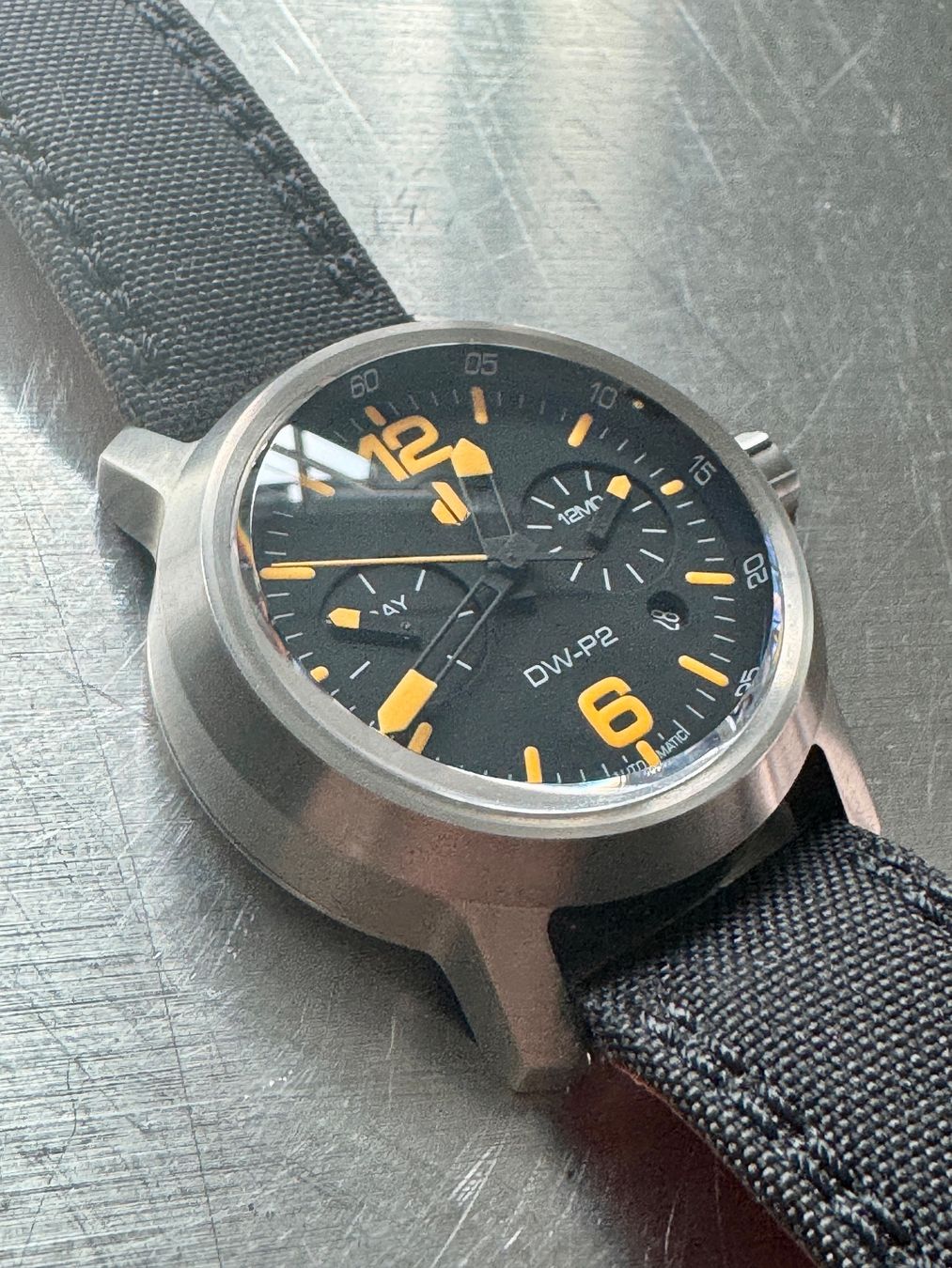 Uhren: DUZU DW-P2 Stealth Fighter • 42mm • brushed titanium case – Gebraucht aus Bern von SMNSCHTZ 2