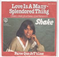 Shake  --  Love is a many sple   Single7